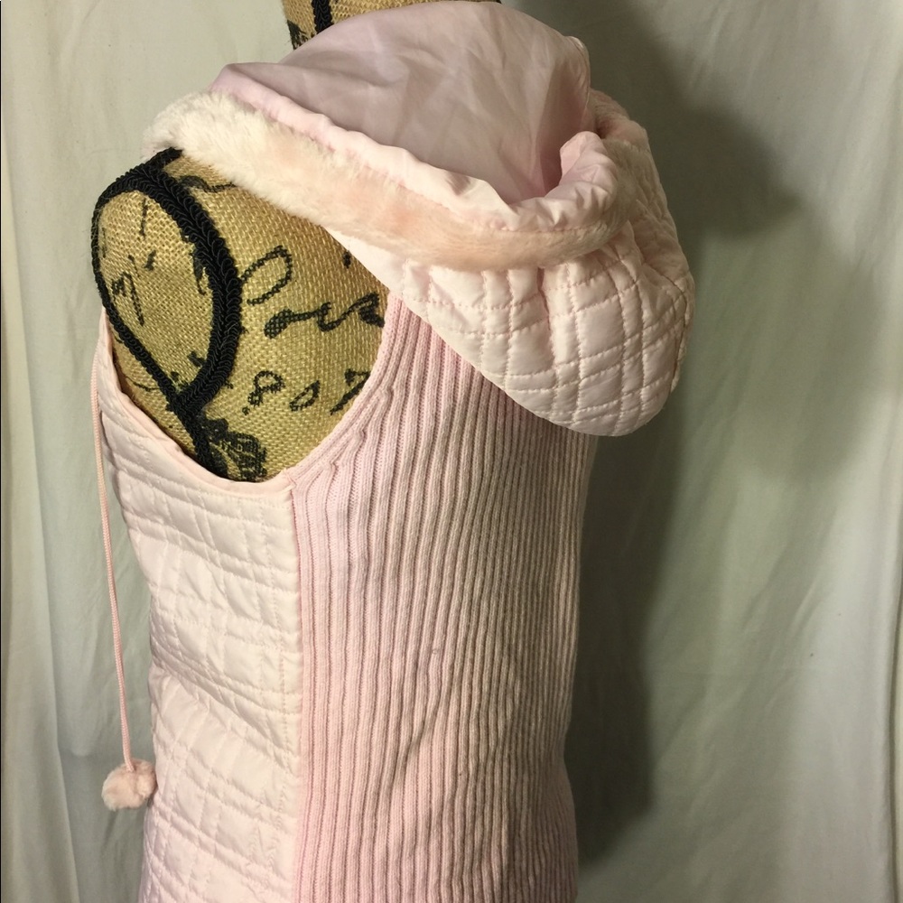 Girls Pink Puffer Jacket - Picture 2 of 5